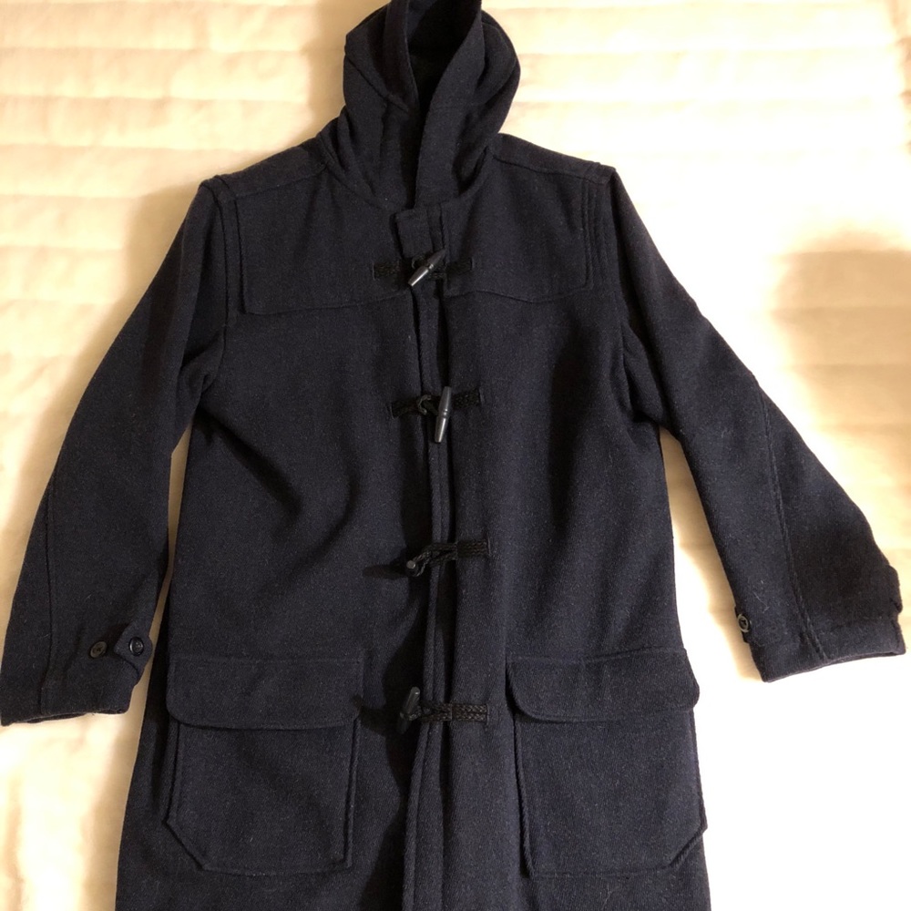 Gap Stadium style coat with hoodie